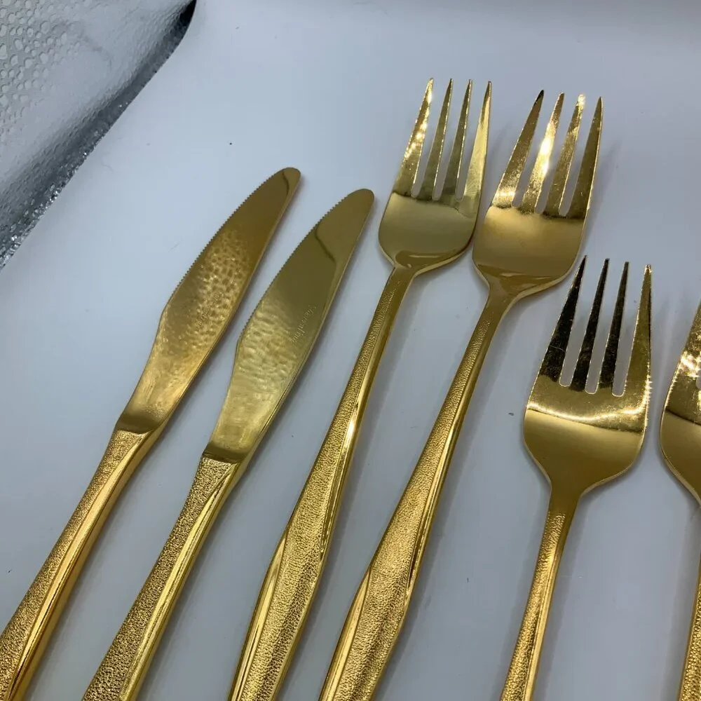 Florentine Vintage Gold Electroplate Silverware Flatware